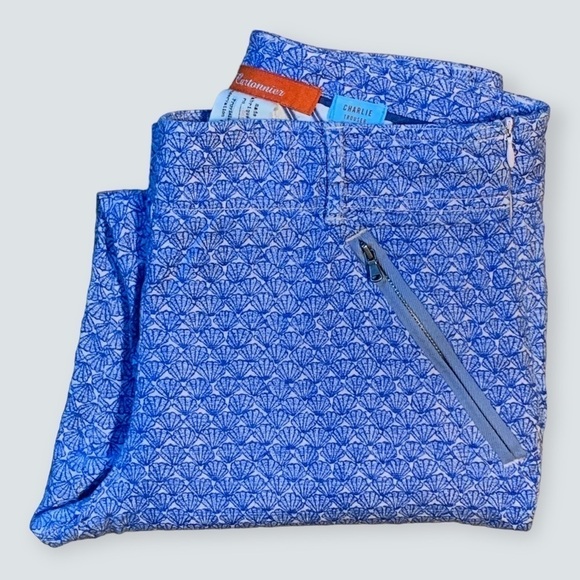 Anthropologie Cartonnier By the Sea Charlie Trouser Ankle Length Sizes 4 and 0 - Picture 2 of 16